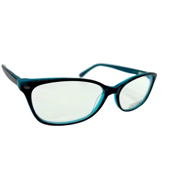 NEW LULU GUINESS BLACK & TEAL GLASSES L208 - Picture 3 of 10